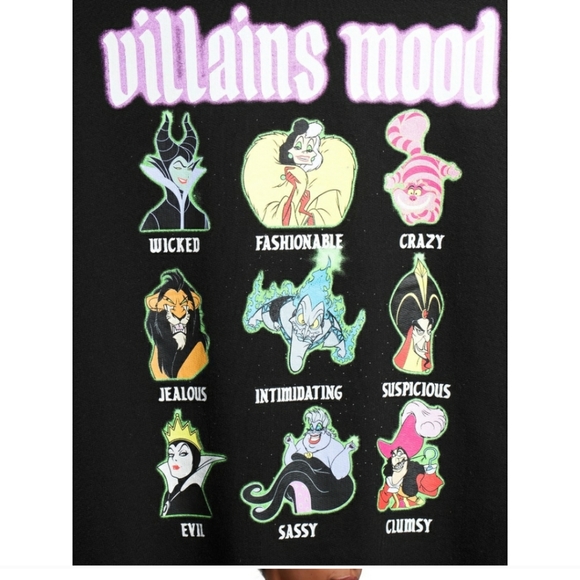 Disney Villains & Their "Moods" Sweatshirt - Picture 2 of 9